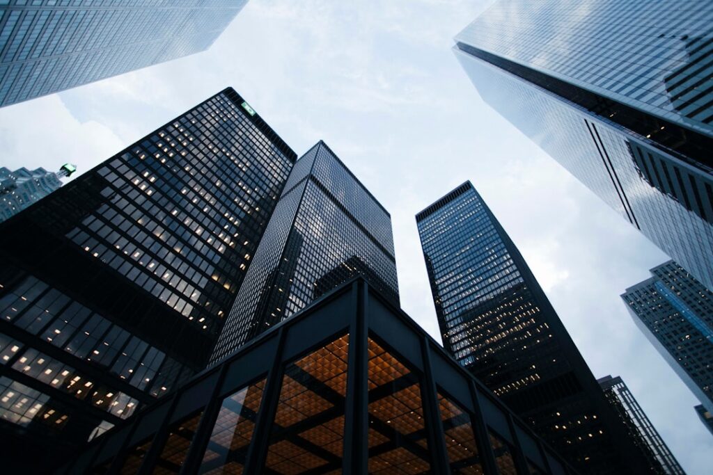 hidden markov model — low angle photo of city high rise buildings during daytime