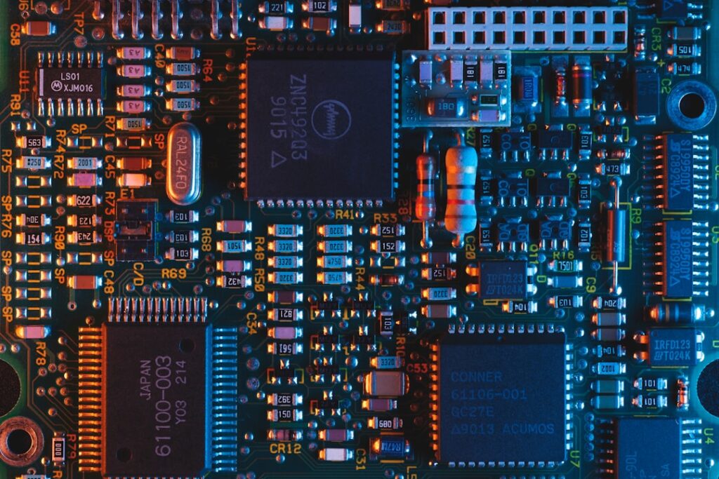 pgbouncer — blue circuit board