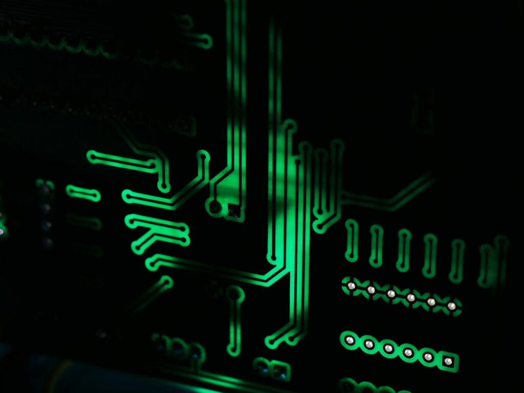 cert-manager — a close up of a computer motherboard in the dark